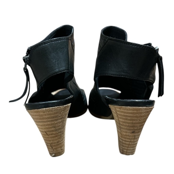 EUC - Paul Green Cayenne Peep Toe Booties - black - UK 7.5/US10 - Picture 6 of 8